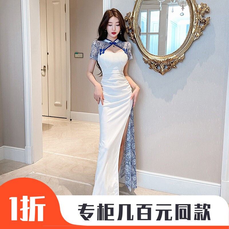 KTV礼服足浴桑拿上班衣服中国风