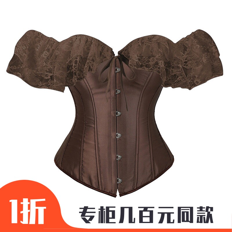 塑身衣裹胸衣一字肩绑带衣