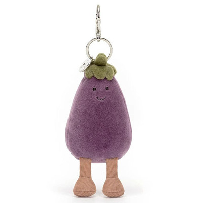 英国茄子钥匙扣毛绒玩具挂件包包挂饰茄总公仔玩偶娃娃儿童学生女