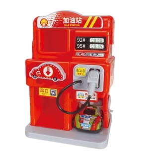 新款趣味加油站儿童玩具网红过家家场景模拟摆摊超市挂板玩具批发