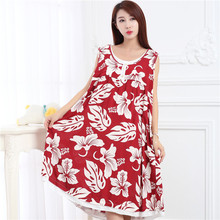 Thêm kích thước lớn nightdress chất béo mm200 kg cộng với phân bón tăng nữ mùa hè cotton ngắn tay áo phương thức Hàn Quốc phiên bản của bộ đồ ngủ dài