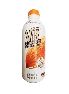 新疆直发 V18天山巴旦姆坚果饮料1.1L大瓶装巴旦木植物蛋白饮料