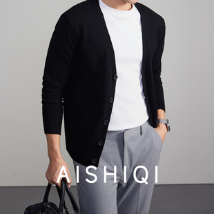 外套毛衣男薄款秋冬季男士针织衫高级感帅男生小外套衣服男款上衣