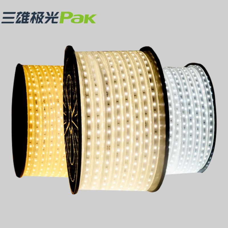 三雄极光220V高亮LED灯带光河系图片