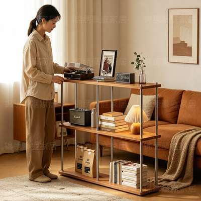 实木多层置物架厨房家用储物架子