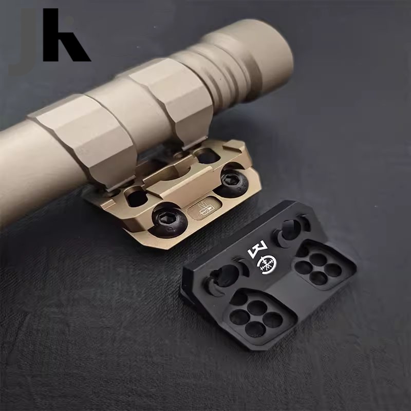 手电支架底座MLOK45度铝合金