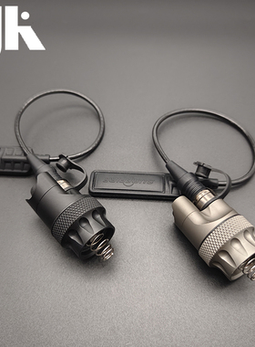 FIRECAT-手电筒尾盖配件鼠尾线控开关点亮长亮皇冠头M300/M600C