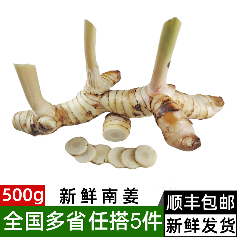 新鲜南姜500g 泰国南姜泰式冬阴功汤调料火锅底料蔬菜生姜香料