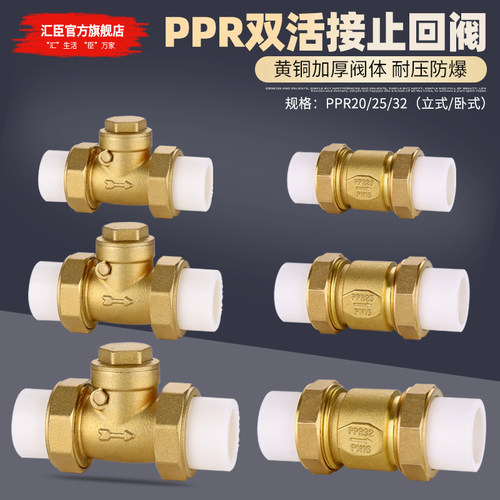HVCHN汇臣PPR立式卧式单向止回阀