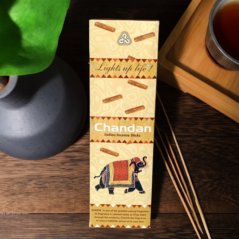 RAJ印度进口香薰200支檀香Chandan线香衣柜香汽车载香薰用品去味