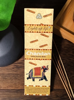 RAJ印度进口香薰200支檀香Chandan线香衣柜香汽车载香薰用品去味