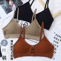 Đồ lót rỗng bralette nữ học sinh nữ trung học Nhật Bản vẻ đẹp trở lại dây đeo nữ ống không có vòng thép mùa hè - Ống nội y cao cấp