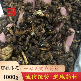 蜜炙款冬花1000g包邮 炙冬花 蜜炙冬花 中药材