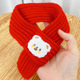 新年宠物项圈可爱小熊猫咪围巾狗狗围脖红色披风披肩福气围嘴喜庆