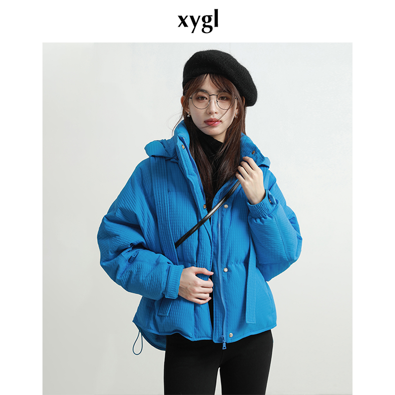 稀有概率温暖华夫90白鸭绒羽绒服