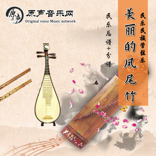 民族管弦乐合奏《美丽的凤尾竹》 民乐合奏总谱分谱 线谱+简谱
