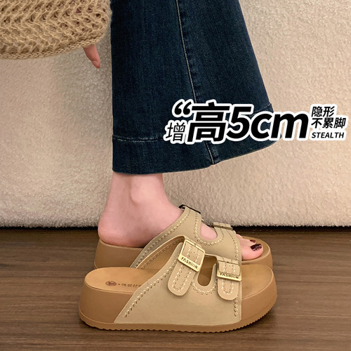 夏季34码外穿防滑软底沙滩凉拖鞋