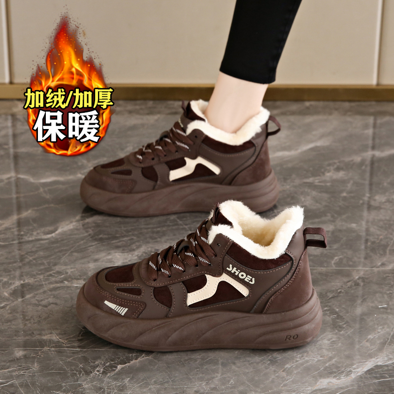 加绒加厚棉鞋女雪地靴