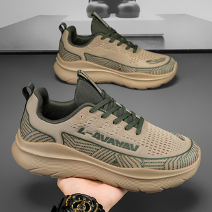 透气休闲运动鞋 莆田男鞋 2024秋季 新款 青少年超轻减震老爹跑步潮鞋