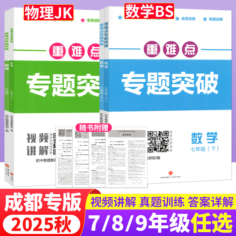 重难点专题突破七八九年级上下册