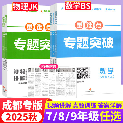 重难点专题突破七八九年级上下册