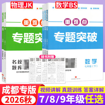 重难点专题突破七八九年级上下册