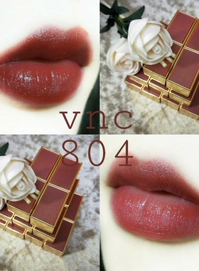 VNC口红粉管804酒红滋润正品官网小红书官网809限量heat抖音
