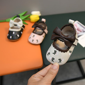 1岁女宝宝鞋 绣花韩版 子 舒适软胶底婴儿学步鞋 不掉0 百天鞋 春秋季