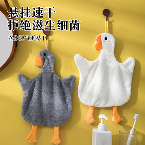 擦手巾小毛巾方巾可挂式可爱儿童家用超吸水不掉毛卫生间厨房手帕