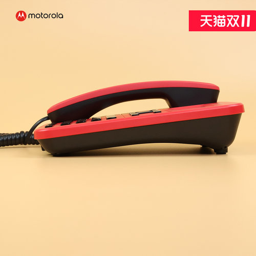 摩托罗拉CT202C 电话机 家用办公有线固定电话座机插线即用免电池