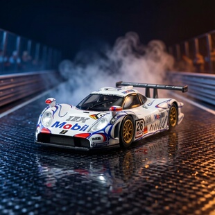 Trends Hobby TH保时捷911GT1勒芒冠军卡宴1/64汽车模型仿真赛车