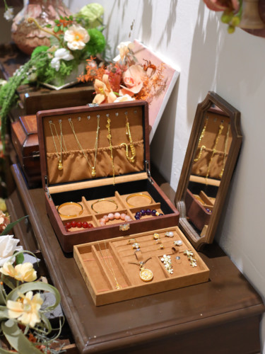 手饰盒大容量项链收纳盒子首饰