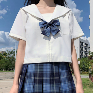 日系JK制服基础款水手服无本关西襟 关东襟 札幌襟名古屋襟衬衫