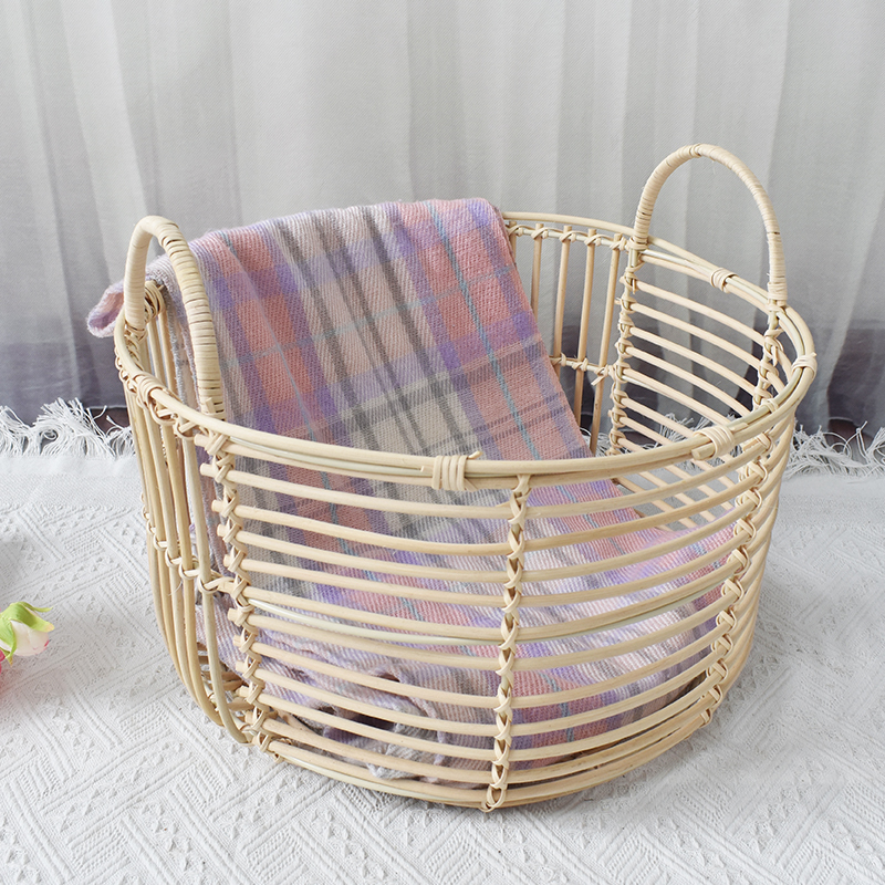 新品手工印尼藤毛巾筐藤编脏衣篮酒店毛巾收纳筐浴室手提脏衣篮筐,收纳整理,脏衣篮,淘宝优惠券,粉丝福利购,淘宝优惠卷