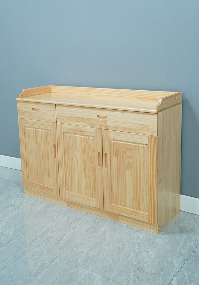 松木餐边柜茶水柜实木餐厅家具碗柜酒柜储物柜厨房厅柜三门柜包邮|msdalam kategori perabot kediaman, kabinet, kabinet sebelah Meal - dari Buy2taobao.com untuk memberikan perkhidmatan ejen Taobao profesional membeli