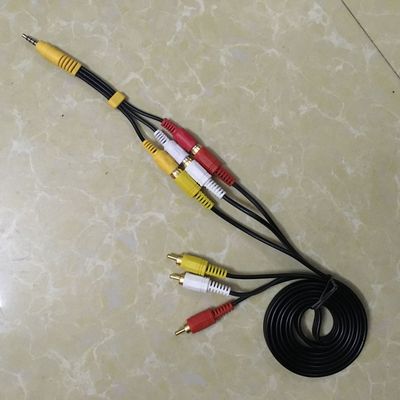 海信LED32K600J电视机LED55/75/65NU8800U机顶盒av线1转3分转接头