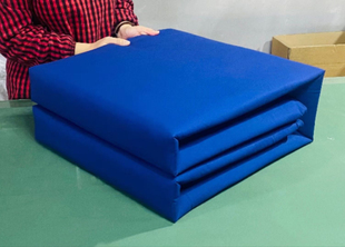 火焰蓝消防主题三折四折手工定型被高品质高标准内务被