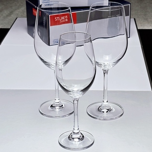 欧式 葡萄酒杯无铅水晶玻璃商用酒店高脚杯酒庄会所红酒杯子可定制