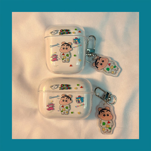 透明卡通适用AirPods1/2保护套3代硅胶pro3苹果airpods pro2蓝牙耳机套airpods4