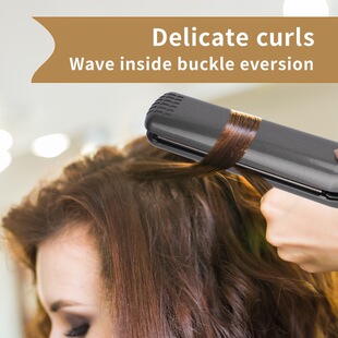 电夹板Mini straightener 1/2in.Infrared flat iray卷发棒直发器