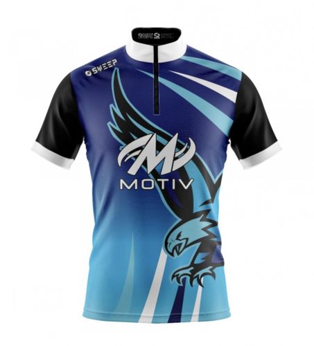 Motiv保龄球T恤衫运动衣速干面料