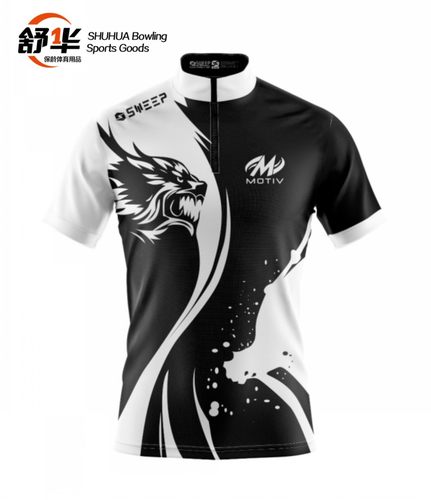 Motiv保龄球T恤衫运动衣速干面料