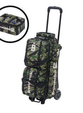 韩国代购款Brunswick宾士域正品限量版保龄球拉杆式三球包球兜