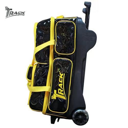 TRACK正品保龄球拉杆式三球包