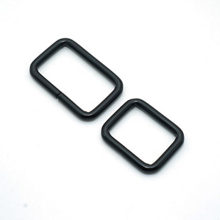 高品质金属方扣调节扣日子扣铁镀电咏哑黑背包扣口字扣活动调节