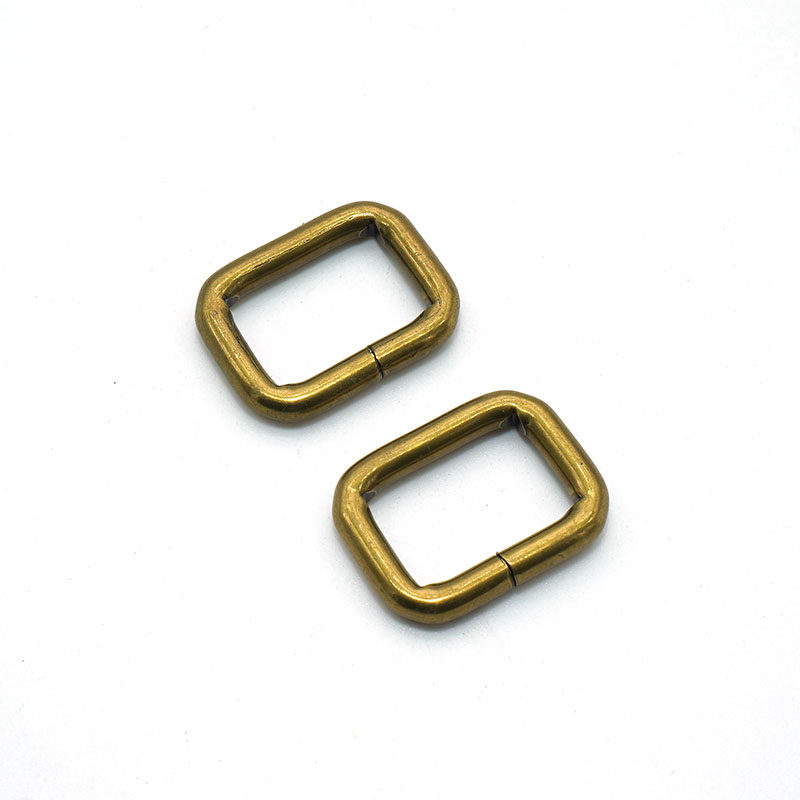 IRON HARDWARE ADJUSTING BUCKLE SQUARE BUCKLE MOUTH WORD RING BRONZE LUGGAGE HARDWARE ACCESSORIES PACKAGE BUCKLE 4.0*20*13MM