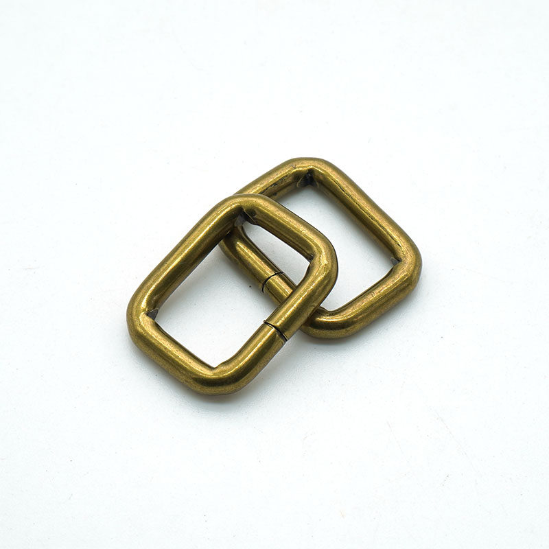 IRON HARDWARE ADJUSTING BUCKLE SQUARE BUCKLE MOUTH WORD RING BRONZE LUGGAGE HARDWARE ACCESSORIES PACKAGE BUCKLE 4.0*20*13MM
