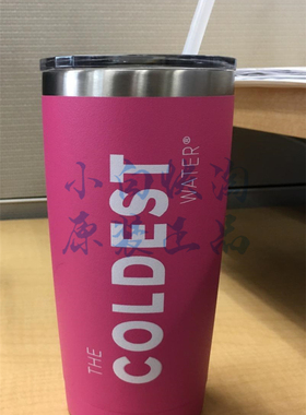 The Coldest Water开放式盖子水杯不锈钢不倒翁杯20 oz保温杯水壶