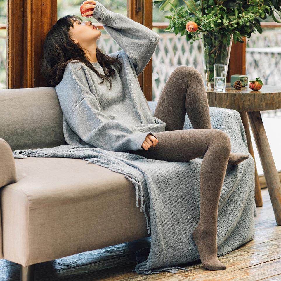 秋冬加厚绒1800d细竖条螺纹打底裤连裤袜子踩脚微压咖色黑色百搭,女士内衣/男士内衣/家居服,连裤袜/打底袜,淘宝优惠券,粉丝福利购,淘宝优惠卷