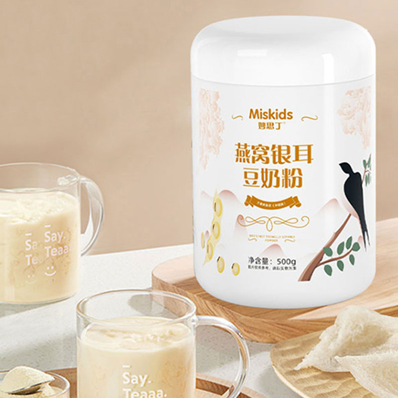 妙思丁燕窝银耳豆奶粉500g早餐即食